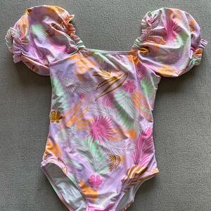 Cotton On Kids Swim One Piece - Pink and Orange